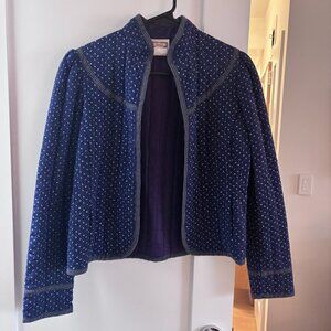 Vintage Quilted Jacket Gunne Sax Jessica McClintock Size Medium